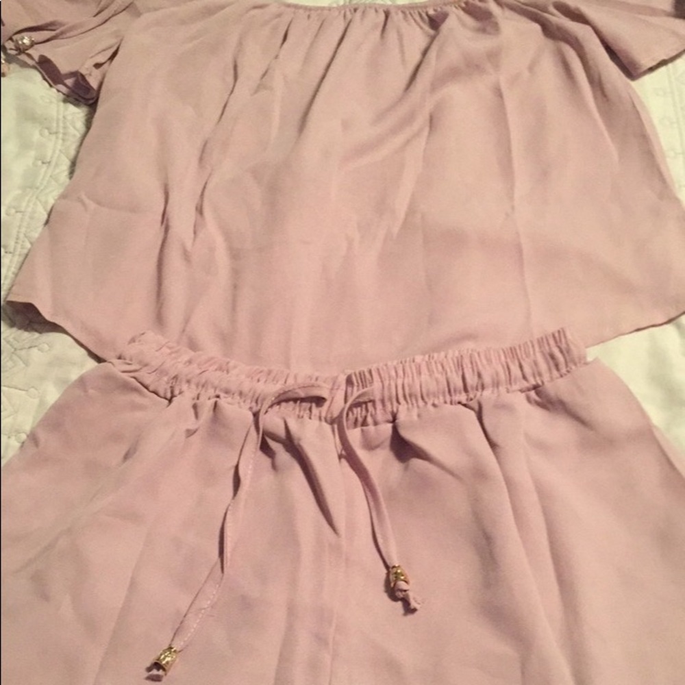Hemlock women chiffon shirt and pant set.